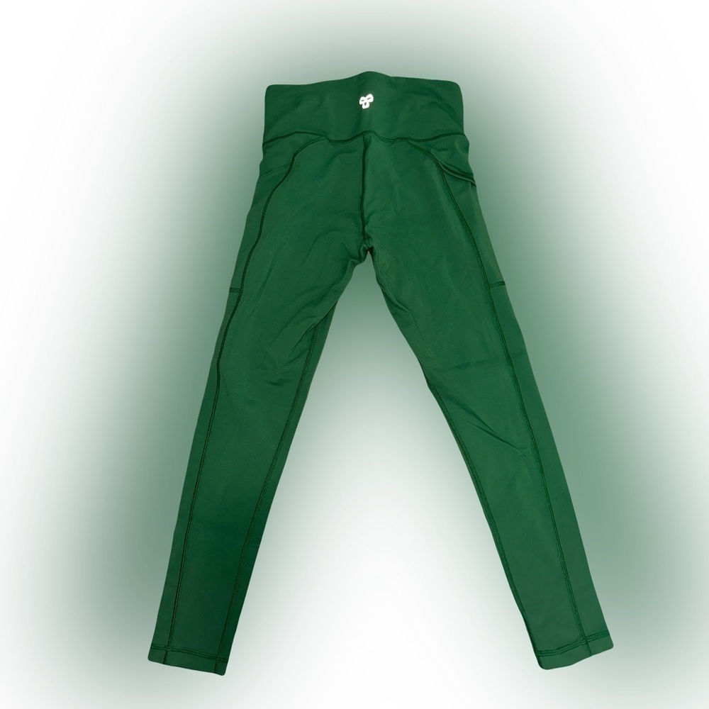 TnAction Women's Tnabutter Cheeky Pocket Hi-Rise Leggings Green Size MEDIUM